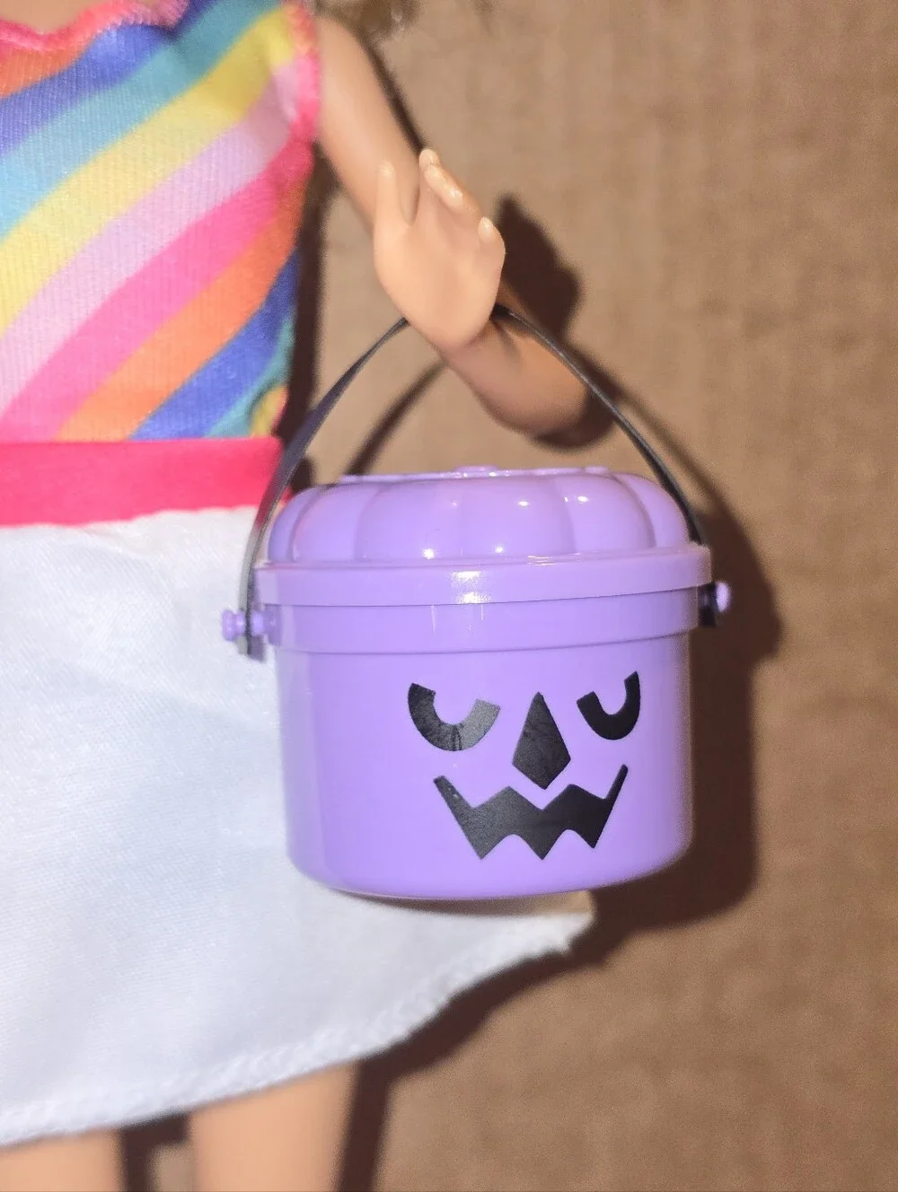 New McDonald's mini Halloween witch bucket accessory for Barbie Labubu